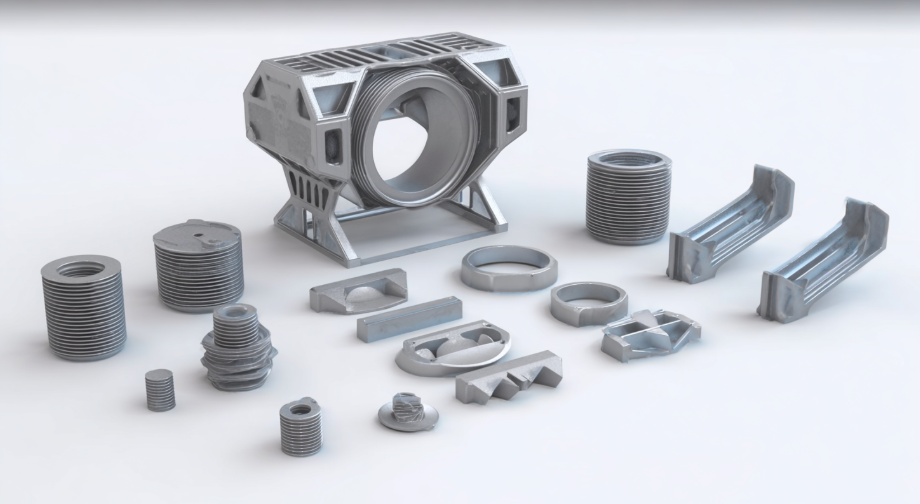 3D Printed Industrial Aluminum Alloy Parts5 3D Printed Industrial Aluminum Alloy Parts5