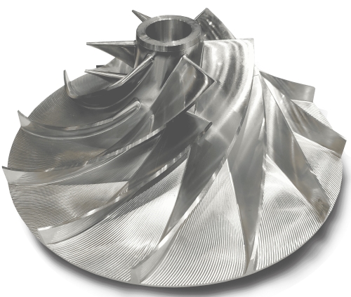 Mecanizado 3D de buje de aluminio