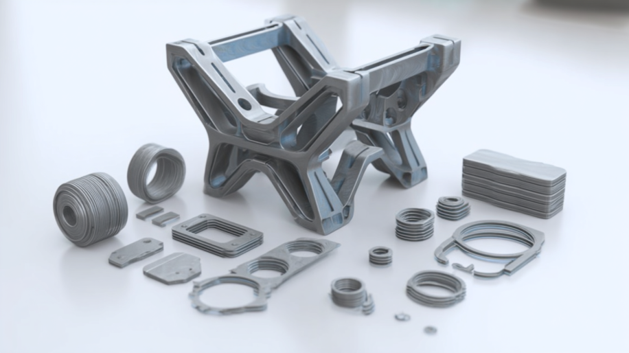3D printing industrial aluminum alloy parts3