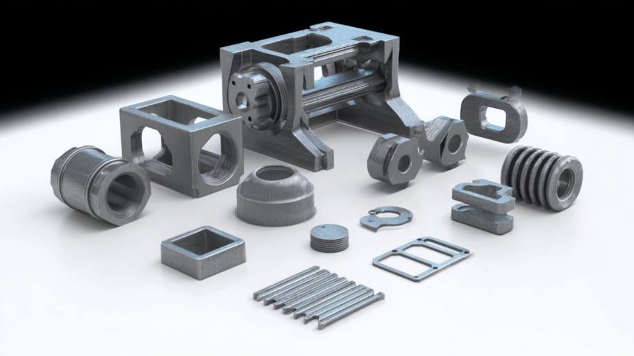 Piezas de aleación de aluminio industrial de impresión 3D33