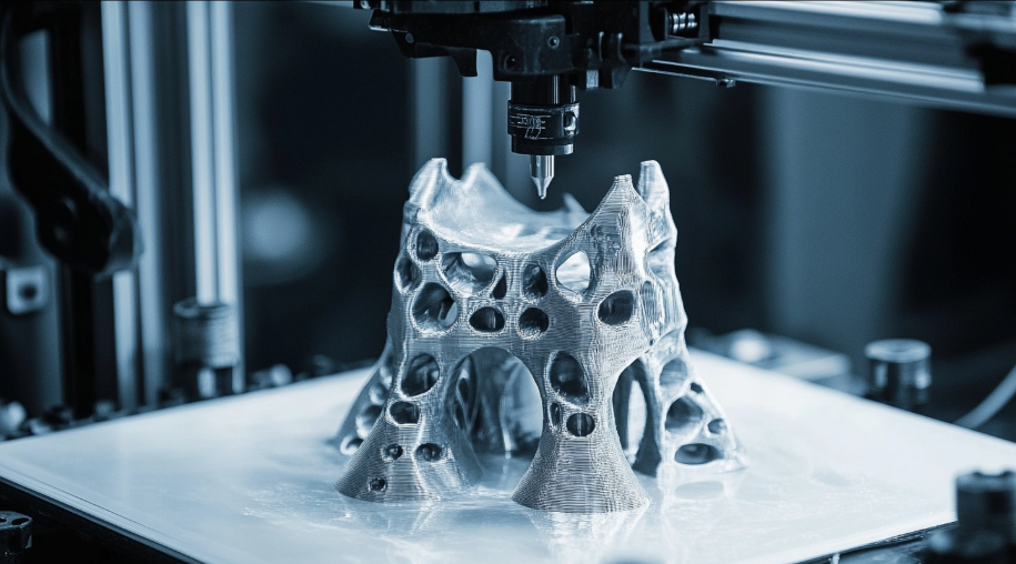 3D metal parts printing process3