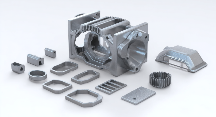 3D printing industrial aluminum alloy parts3