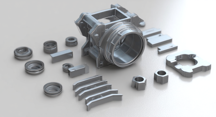 3D Printing Aluminum alloy industrial parts3