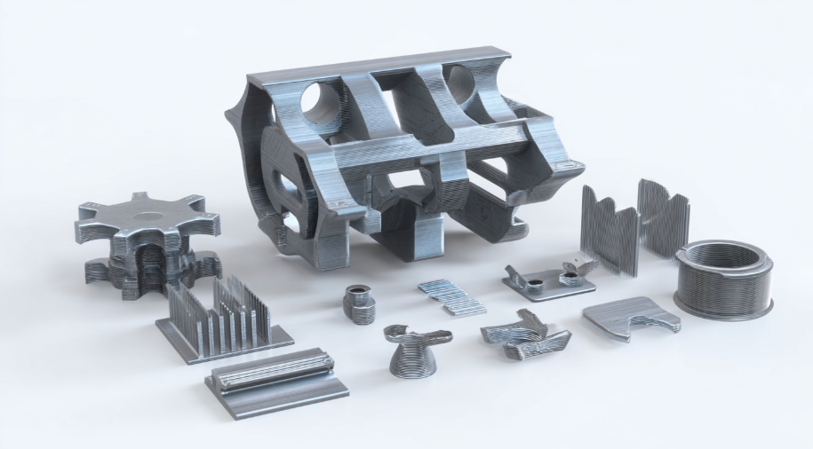 3D -udskrivning Industriel aluminiumslegering Parts3