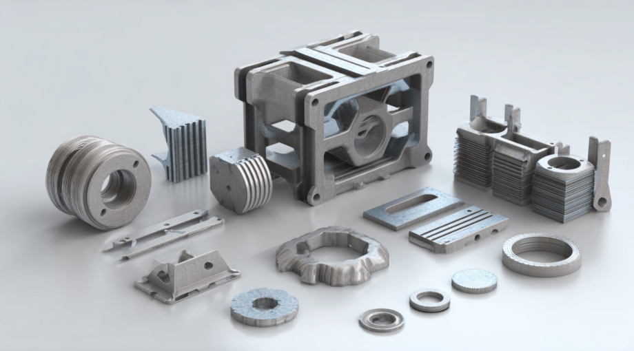 3D printing industrial aluminum alloy parts3