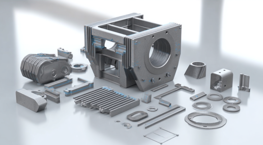 3D printing industrial aluminum alloy parts3