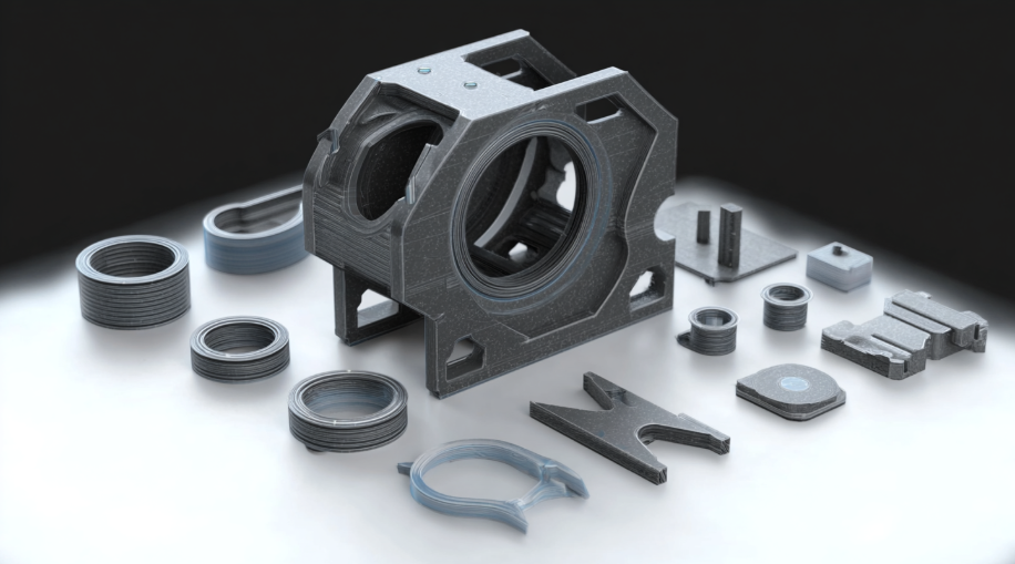 3D Printing Industrial aluminum alloy parts3