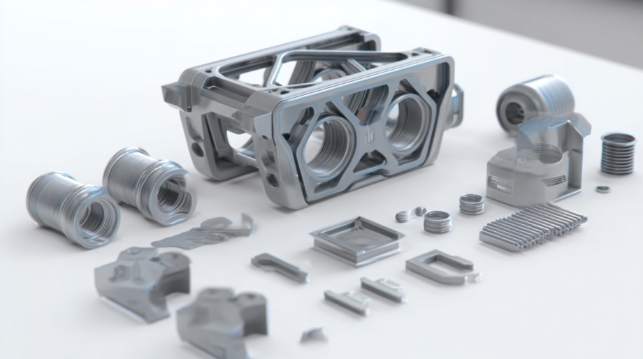 3D -printen industriële aluminium legeringsonderdelen3