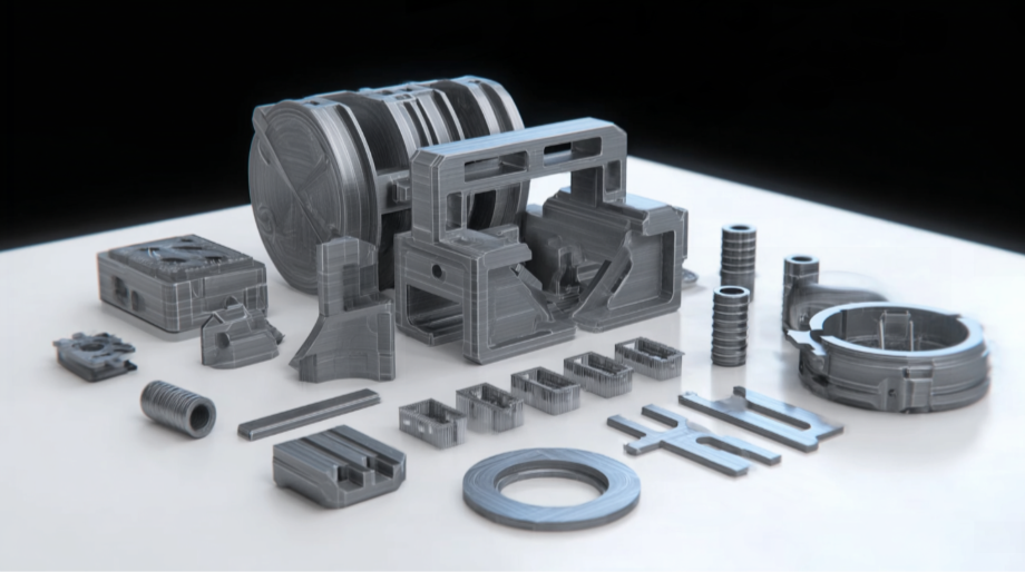 3D printing industrial aluminum alloy parts3