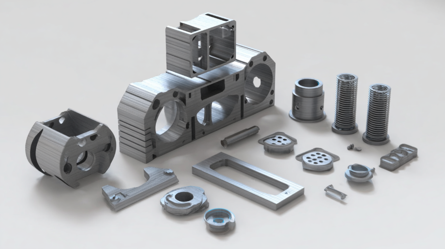Piezas de aleación de aluminio industrial de impresión 3D44