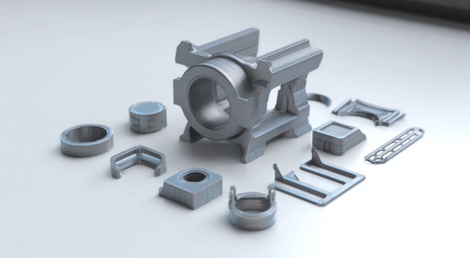 Industrial aluminum alloy 3D printing parts3